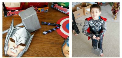Make Your Own Avengers Weapons / by Busy Mom's Helper / Black Widow Batons / Thor Hammer / Captain America Shield