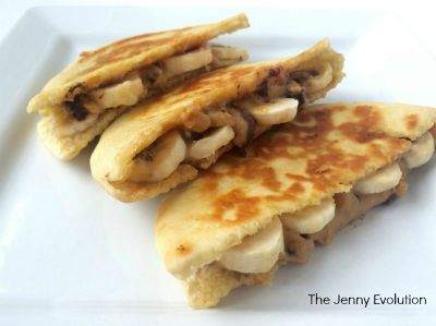 Chocolate Peanut Butter Banana Pita / by The Jenny Evolution / Round up by Busy Mom's Helper