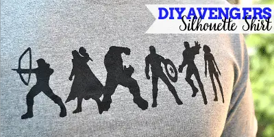 DIY Avengers Silhouette Shirt / by The Love Nerds / Round up by Busy Mom's Helper