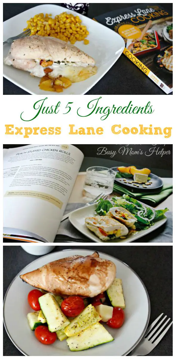 Just 5 Ingredients! Express Lane Cooking by Shawn Syphus of I wash...You Dry / Review by Busy Mom's Helper