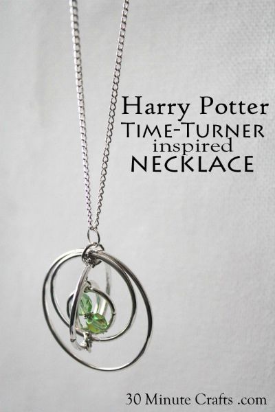 Harry Potter Time Turner Inspired Necklace / by 30 Minute Crafts / Round up by Busy Mom's Helper