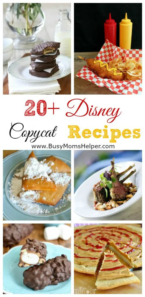 20+ Disney Copycat Recipes