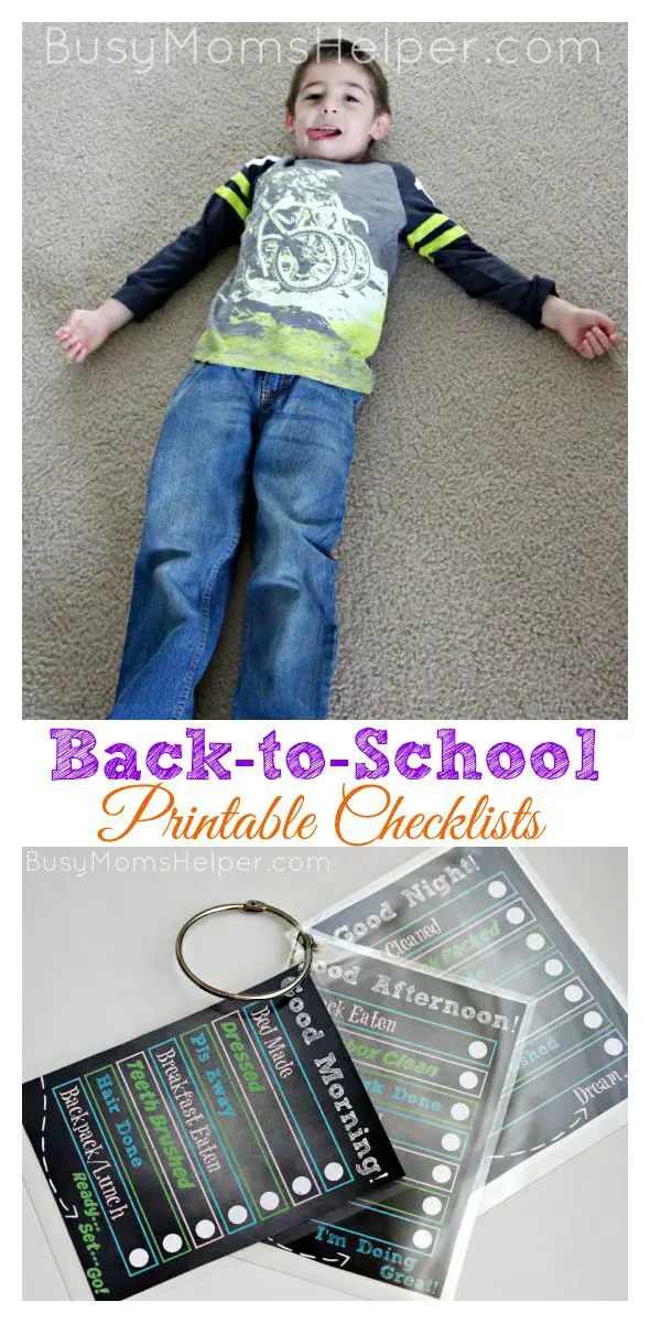 Back to School Printable Checklists / by Busy Mom's Helper #backtobgosh #bgoshjeanius