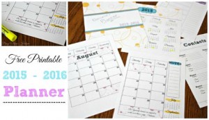 Free Printable 2015-2016 Planner / by Busy Mom's Helper / Free Printable Calendar