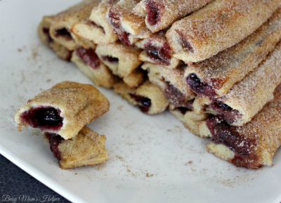 Simple Blueberry French Toast Sticks / by Busy Mom's Helper / Round up on Carrie Elle