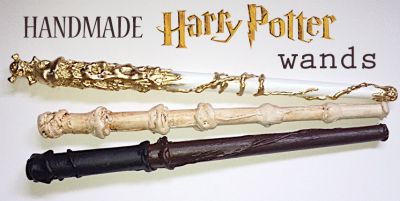 DIY Harry Potter Wands & List of Spells / by Bambinis / Round up by Busy Mom's Helper