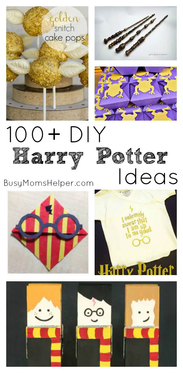 100+ DIY Harry Potter Ideas / Round up by Busy Mom's Helper