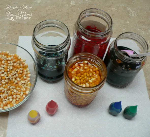 Make Your Own Indian Corn by Riggstown Road for Busy Mom's Helper