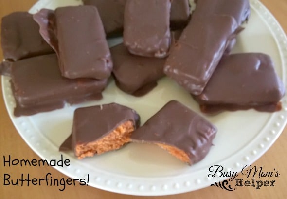 Homemade Butterfingers! by Nikki Christiansen for Busy Mom's Helper