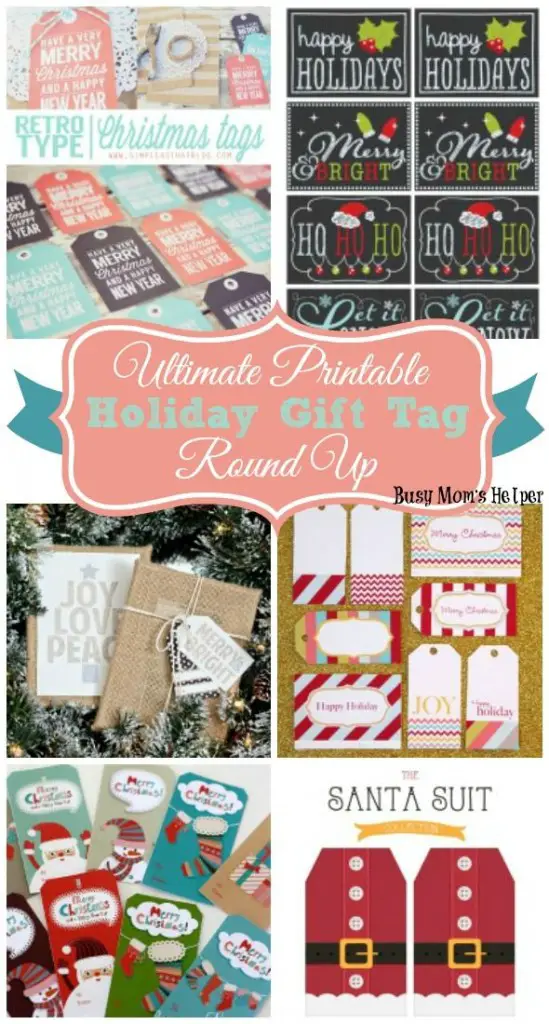 Ultimate Printable Holiday Gift Tag Round Up / by BusyMomsHelper.com
