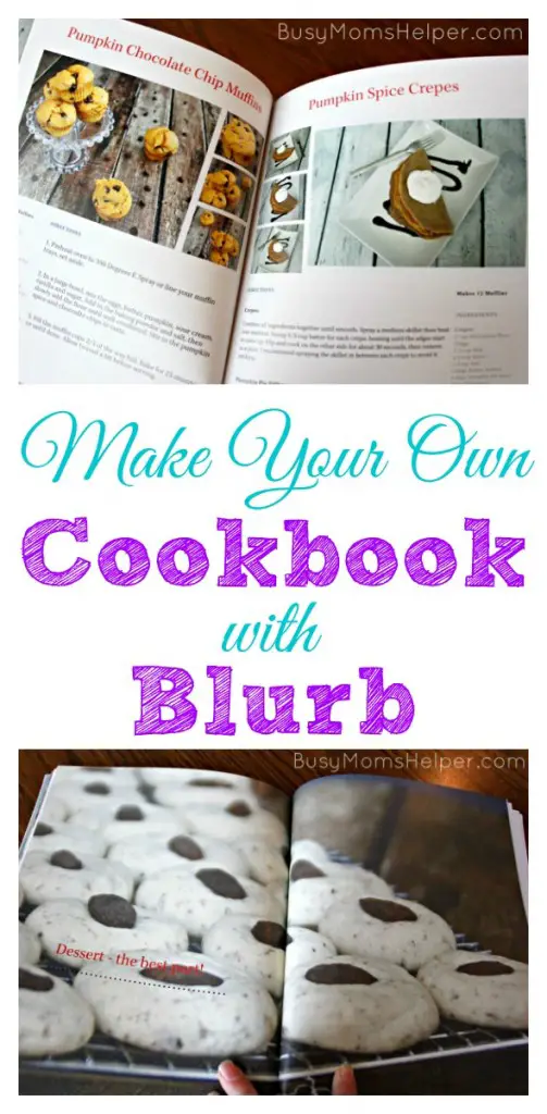 Make Your Own Cookbook with Blurb / by BusyMomsHelper.com #sponsored