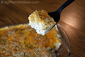 Creamy Chicken & Rice Casserole / by BusMomsHelper.com #RecipeTwist #ad