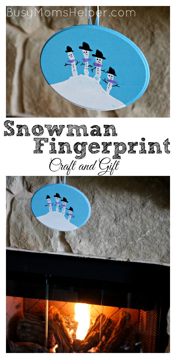 Snowman Fingerprint Craft and Gift / by Busy Mom's Helper for Craft Lightning