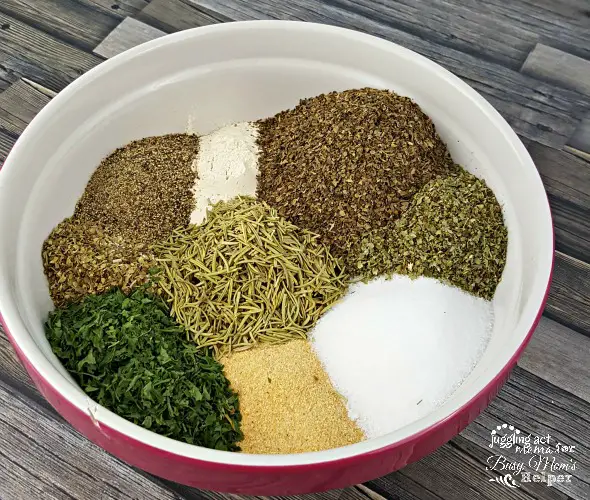 Make your own DIY Italian Garlic & Herb Seasoning for a fraction of the cost of a store-bought blend. It's great to have in your pantry, and makes a lovely gift, too!