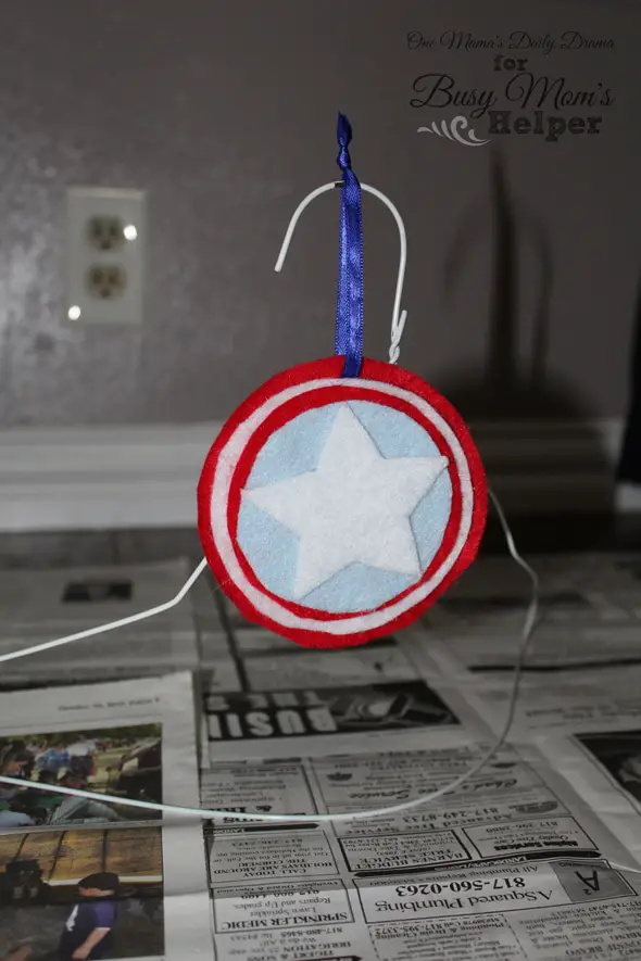 DiY Super Hero Ornaments | One Mama's Daily Drama for Busy Mom's Helper