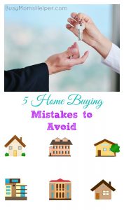 5 Home Buying Mistakes to Avoid / by BusyMomsHelper.com #CapitalOneHomeLoans #ad @CapitalOne