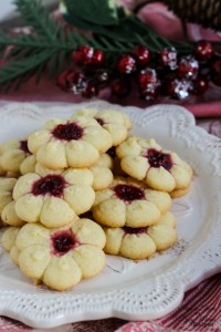 Gluten-Free Christmas Sugar Cookies with Raspberry Jam l Steph in Thyme for Busy Mom's Helper