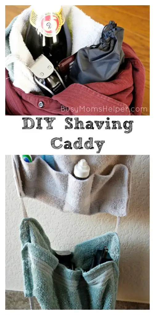 DIY Shaving Caddy / Date Night Gift Basket for Hubby / by BusyMomsHelper.com #GiftofPhilips #ad