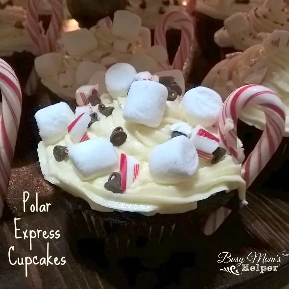 Polar Express Cupcakes by Nikki Christianse for Busy Mom's Helper