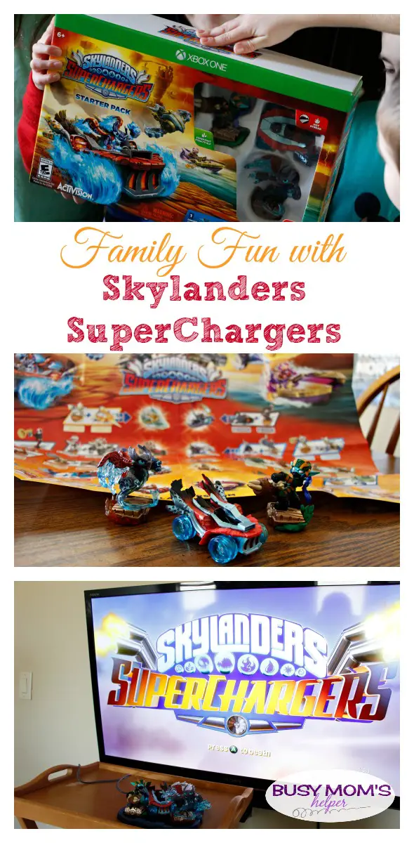 Family Fun with Skylanders SuperChargers / review by BusyMomsHelper.com