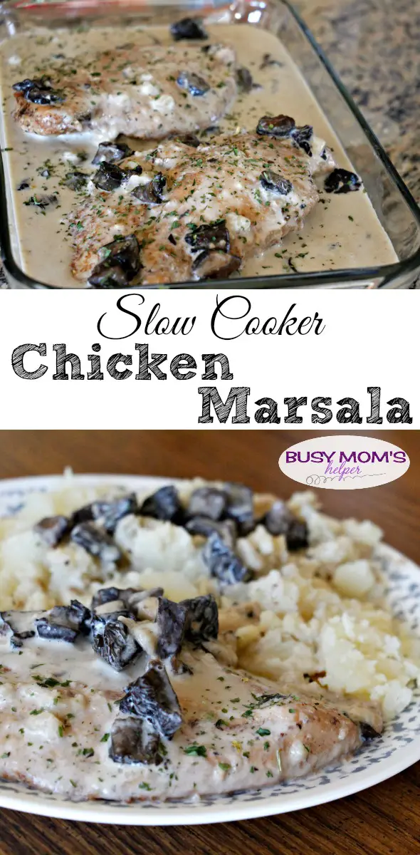 Slow Cooker Marsala Chicken / by BusyMomsHelper.com