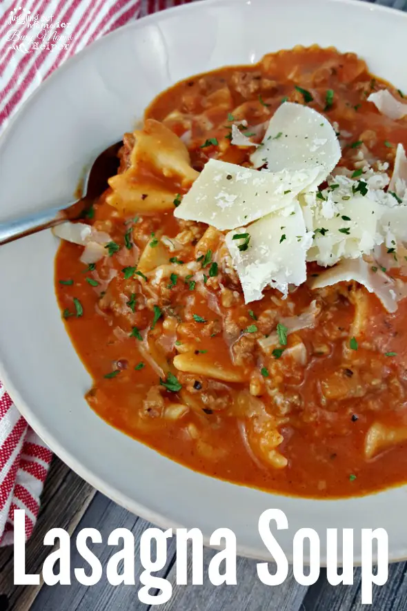Meat and Cheese Lasagna Soup