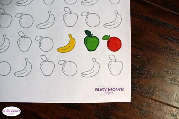 Printable fruit coloring page for kids and adults | One Mama's Daily Drama for Busy Mom's Helper