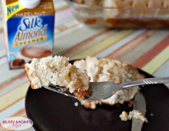 Creamy Hazelnut Cake / recipe by BusyMomsHelper.com / Delicious & easy dessert #SilkSipToSpoon #ad