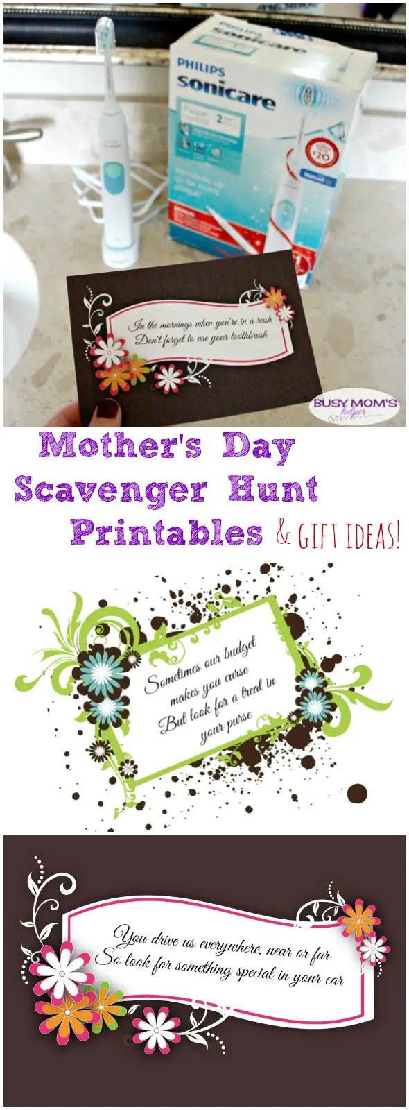 Mother's Day Scavenger Hunt Printables & Gift Ideas Busy Moms Helper