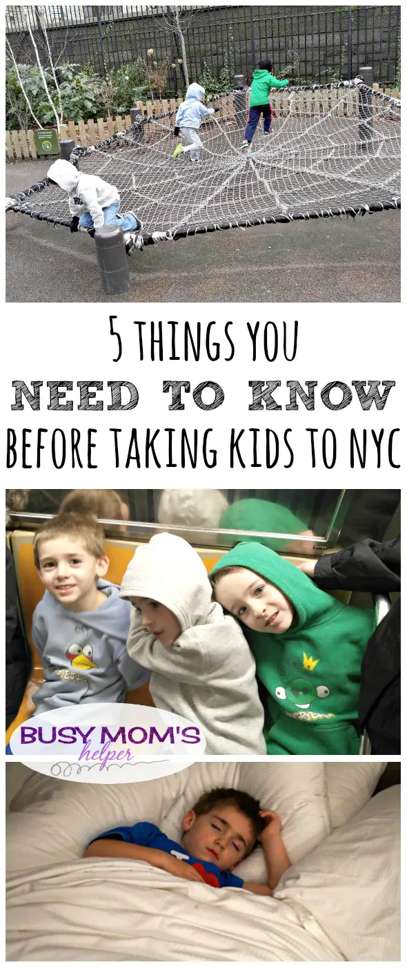 5 Things You NEED to Know Before Taking Kids to NYC / by BusyMomsHelper.com / Traveling tips for parents / traveling to NYC with kids