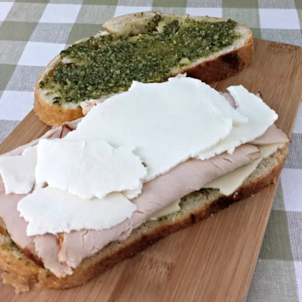 Turkey Pesto Panini Sandwich