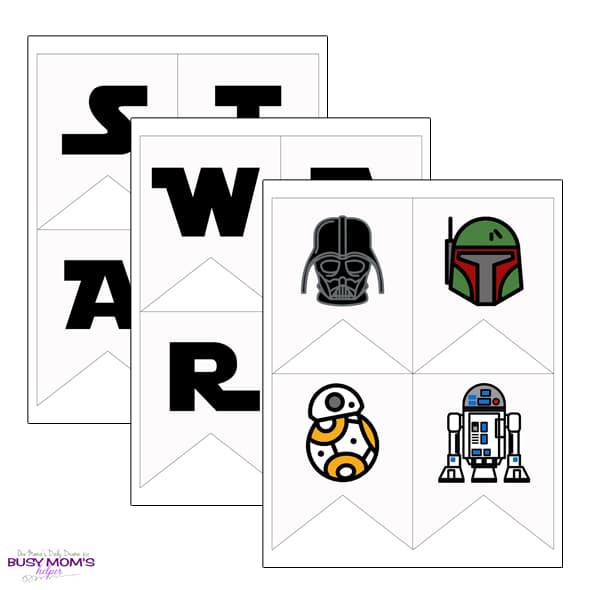 printable star wars banner full alphabet icons busy moms helper