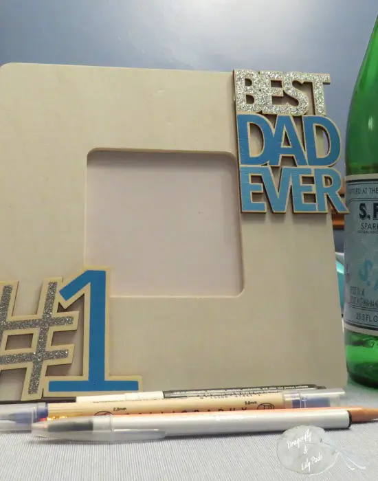 2016 D&LP Craft Lightning Fathers Day 15 minutes Glue Best Dad Ever