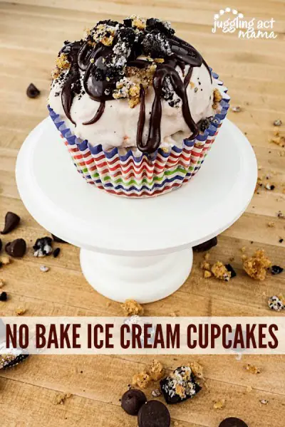 No Bake Ice Cream Cupcakes decadent treats