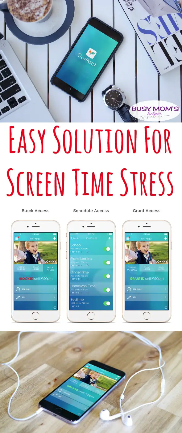 Easy Solution for Screen Time Stress / by BusyMomsHelper.com / Now it's easy to monitor your child's internet usage and time! Great parenting resource! #OurPact #ad