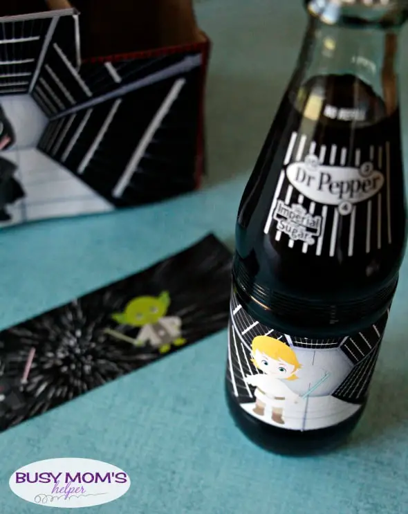Father's Day Star Wars Bottle Gift Printable Set / by BusyMomsHelper.com / a Great Star Wars Dad Gift!