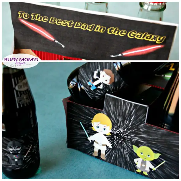 Father’s Day Star Wars Bottle Gift Printable Set