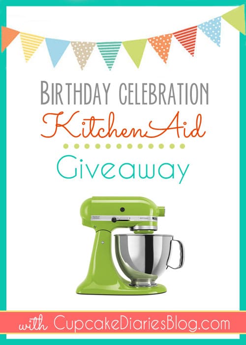 KitchenAid Stand Mixer with Cupcake Diaries