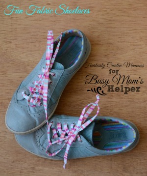 Fun Fabric Shoelaces