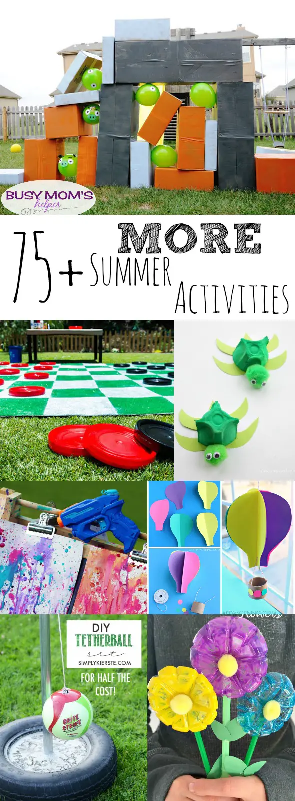 75+ MORE Summer Activities / by BusyMomsHelper.com / Fun kid activities / Great family activities