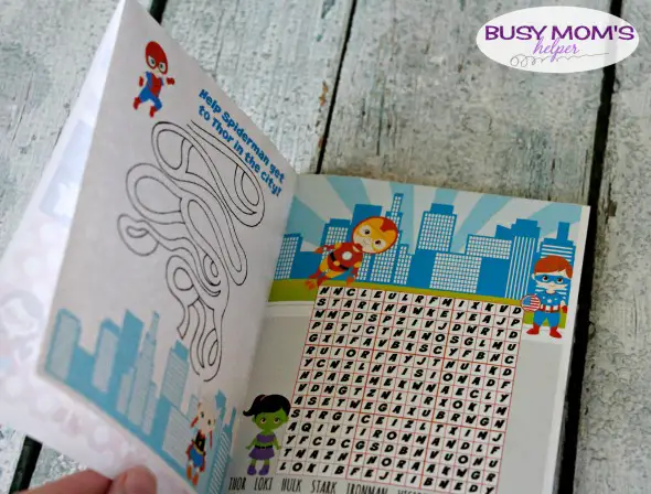 Superhero Activity Booklet / by BusyMomsHelper.com / Great printable superhero activity for road trips, family vacations, or running errands! #sponsored #packmorefun