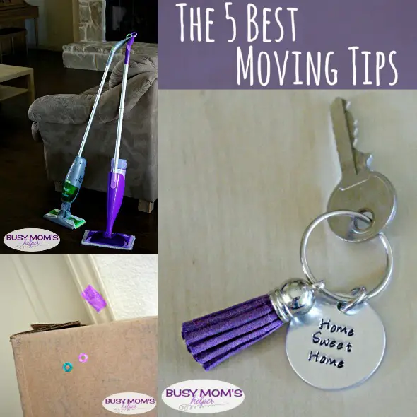 The 5 Best Moving Tips / by BusyMomsHelper.com #swifferfanatic #ad
