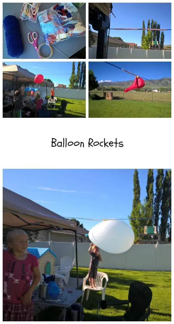 Balloon Rockets by Nikki Christiansen for Busy Mom's Helper