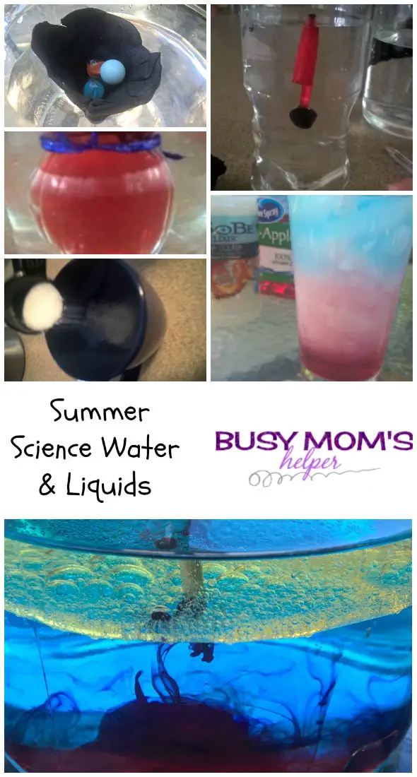 Summer Science Water & Liquids by Nikki Christiansen for Busy Mom's Helper