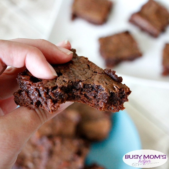 Hot Cocoa Brownies / by BusyMomsHelper.com / This is the perfect dessert recipe for chocolate lovers! Easy to make, super moist & soft brownies!