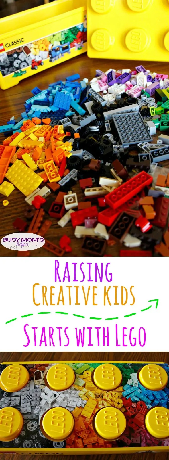 Raising Creative Kids Starts with LEGO / by BusyMomsHelper.com #KeepBuilding #sponsored