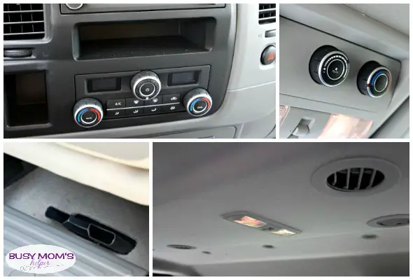 Nissan NV Passenger 3500 Van has great air and heat controls