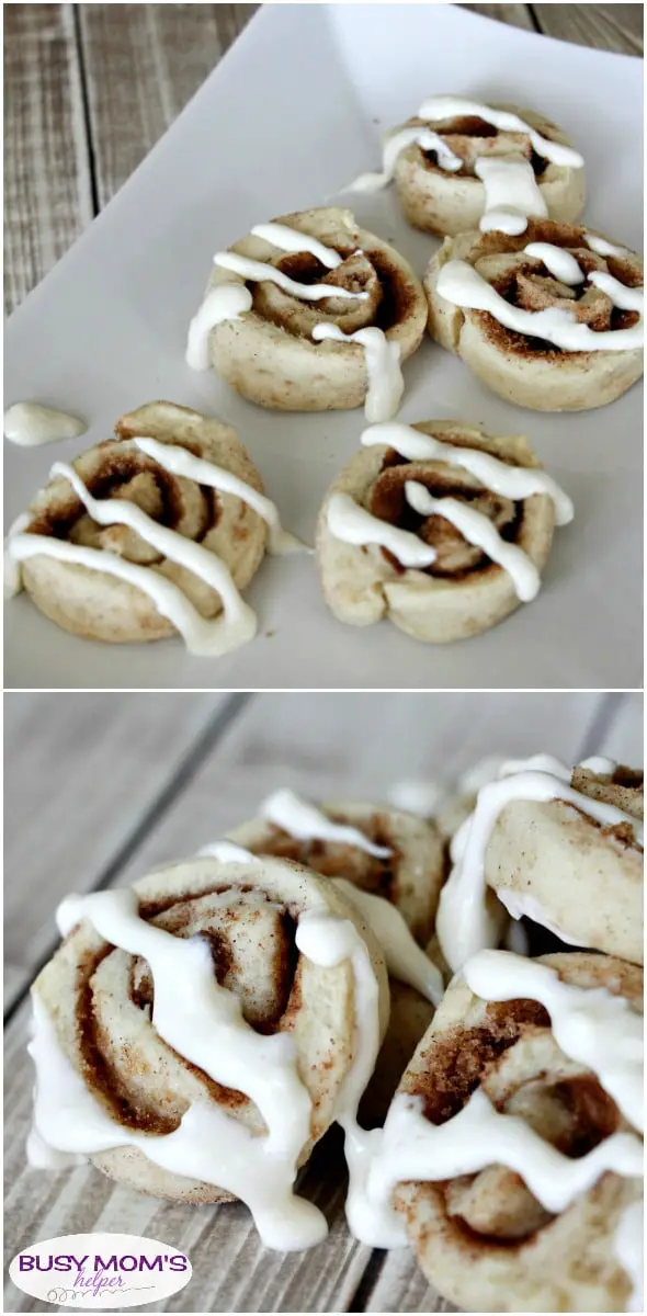 The BEST Ever Cinnamon Roll Sugar Cookies - these are a great dessert or treat recipe for parties, family gatherings or just to enjoy at home!
