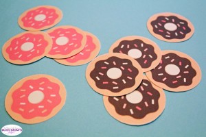 Printable Doughnut Tic Tac Toe Game