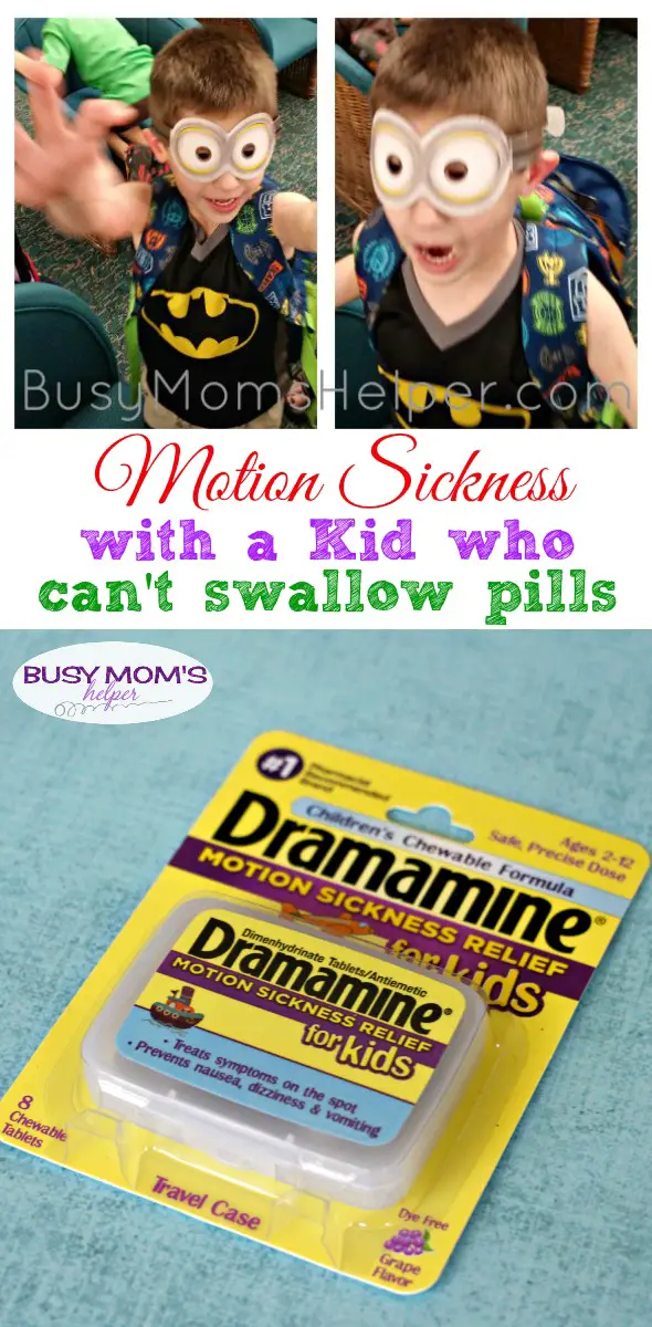 Motion Sickness with a Kid Who Can't Swallow Pills #AdventuresInMotion #IC #ad